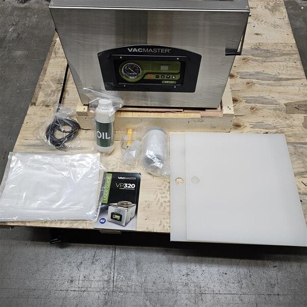 Scratch and Dent ARY VacMaster VP320 Chamber Tabletop Vacuum Packaging Machine with 16" Seal Bar