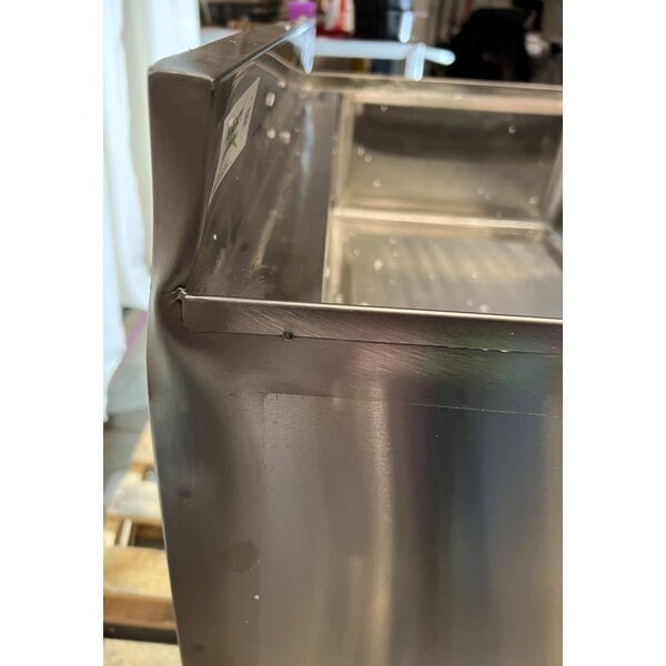 Scratch and Dent Regency 21" x 30" Underbar Ice Bin with 10 Circuit Post-Mix Cold Plate and Bottle Holders - 65 lb.