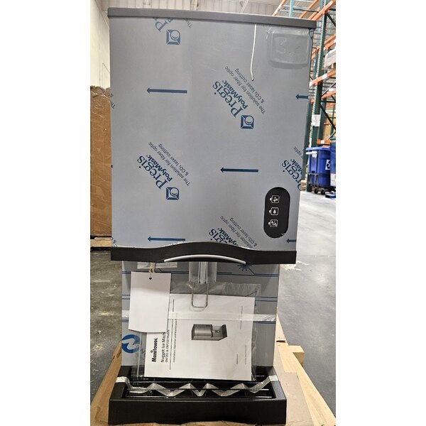 Scratch and Dent Manitowoc CNF0201A-L NEO 16 1/4" Air Cooled Countertop Nugget Ice Maker / Dispenser - 10 lb. Bin with Lever Dispensing - 115V