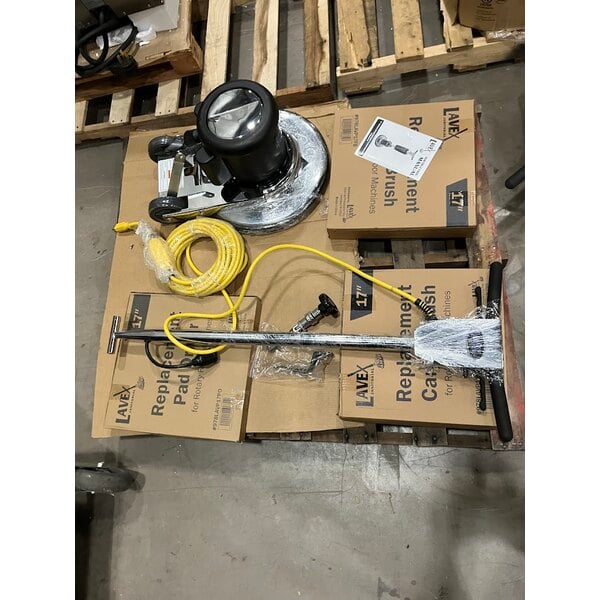 Scratch and Dent Lavex 17" Single Speed Rotary Floor Machine - 175 RPM