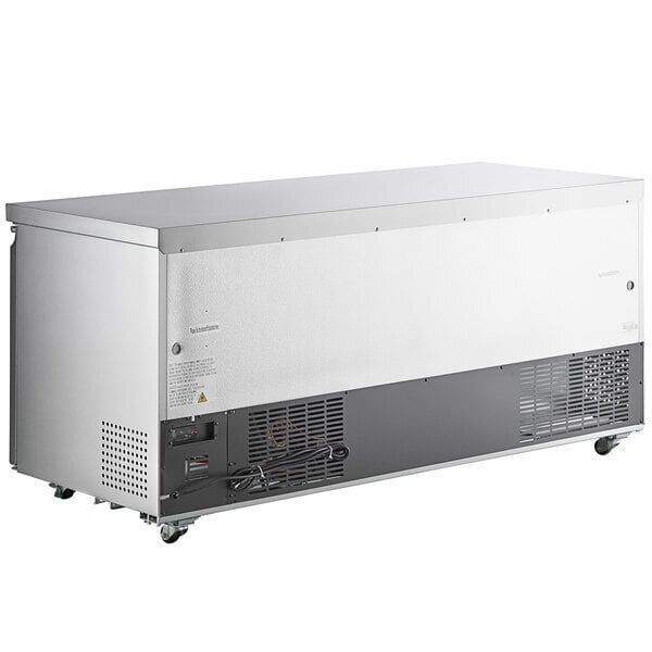 Scratch and Dent Avantco SS-UC-72R-HC 72" Stainless Steel ADA Height Undercounter Refrigerator