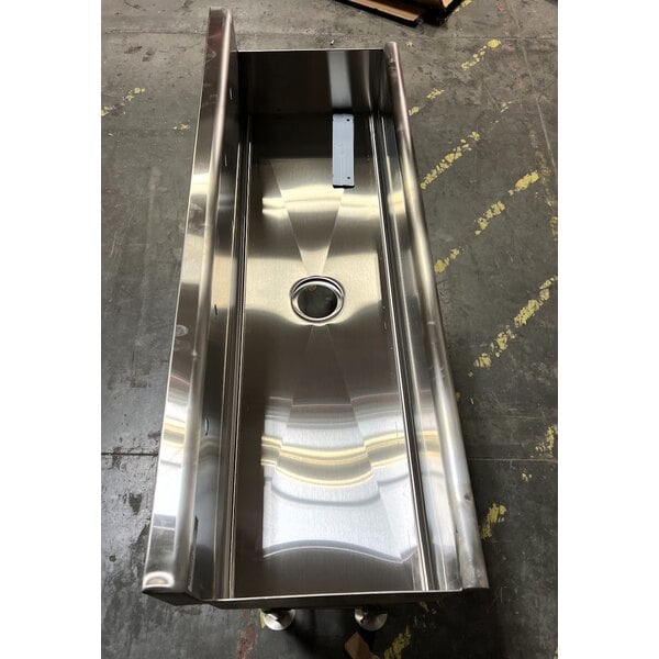 Scratch and Dent Regency 48" x 17 1/2" Hand Sink for (2) 8" Center Faucets