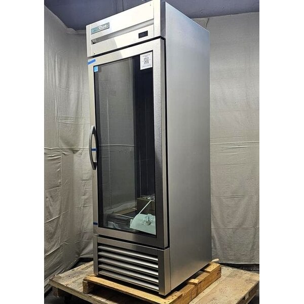 Scratch and Dent True T-23G-HC~FGD01 27" One Section Glass Door Reach-In Refrigerator