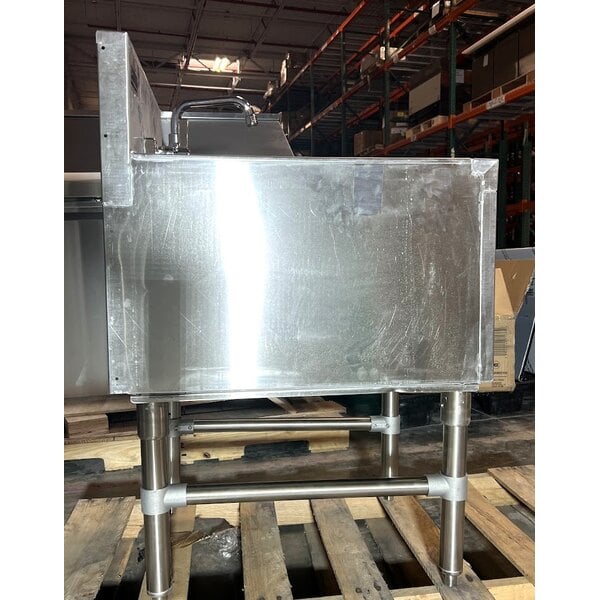 Scratch and Dent Advance Tabco PRCS-25-18 Prestige Series 25" x 18" Underbar Hand Sink with Glass Rinser and Dipper Well