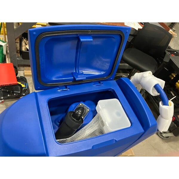 Scratch and Dent Clarke CA60 20DT 20" AGM Cordless Walk Behind Disc Floor Scrubber with Traction Drive - 16 Gallon