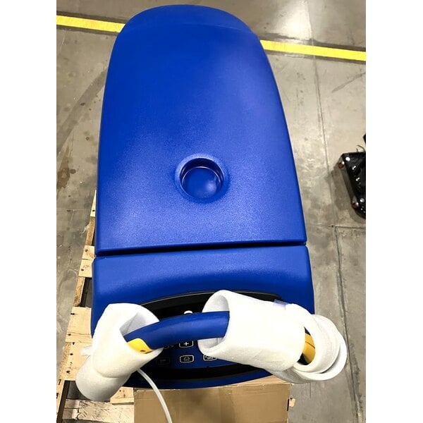 Scratch and Dent Clarke CA60 20DT 20" AGM Cordless Walk Behind Disc Floor Scrubber with Traction Drive - 16 Gallon