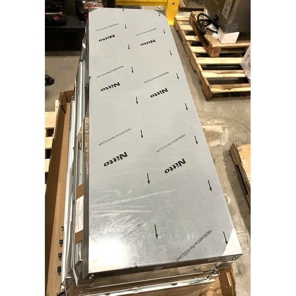 Scratch and Dent Hatco GRHD-3PD Stainless Steel Glo-Ray 45 1/2" Full Service Dual Shelf Merchandiser
