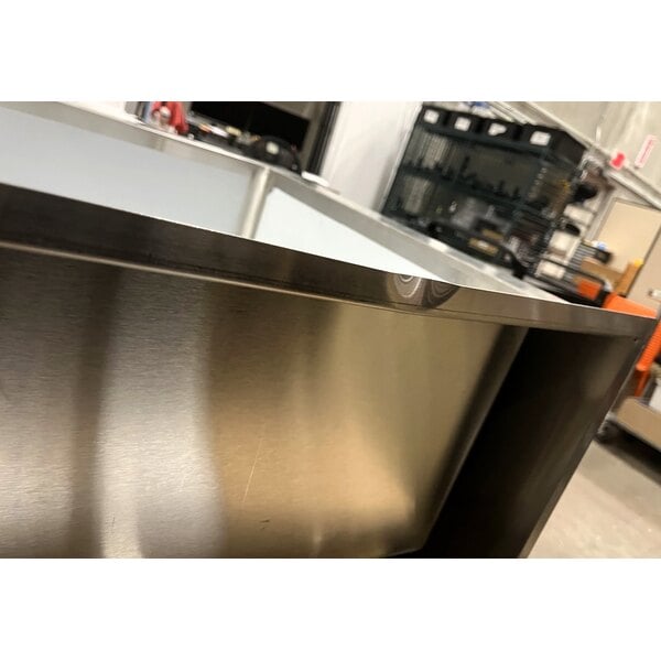 Scratch and Dent Regency 29" 16-Gauge Stainless Steel One Compartment Floor Mop Sink - 24" x 24" x 12" Bowl