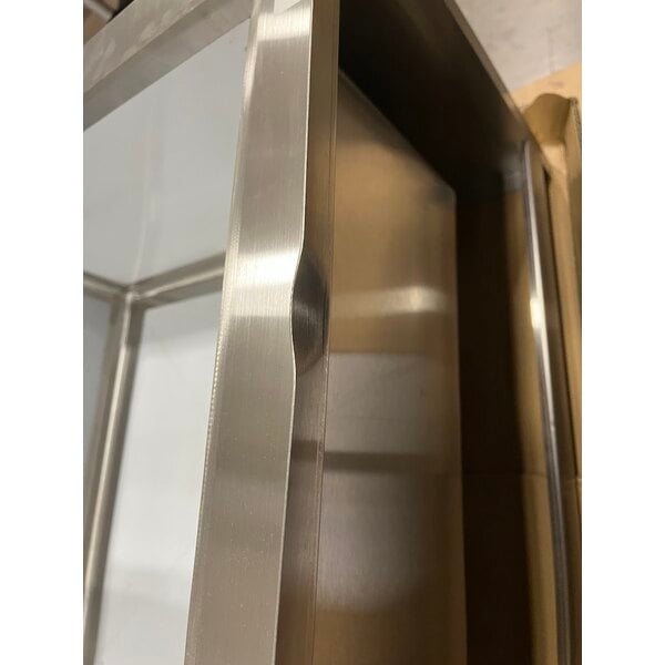 Scratch and Dent Regency 29" 16-Gauge Stainless Steel One Compartment Floor Mop Sink - 24" x 24" x 12" Bowl