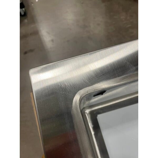 Scratch and Dent Regency 29" 16-Gauge Stainless Steel One Compartment Floor Mop Sink - 24" x 24" x 12" Bowl