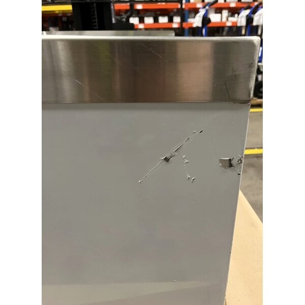 Scratch and Dent Regency 29" 16-Gauge Stainless Steel One Compartment Floor Mop Sink - 24" x 24" x 12" Bowl