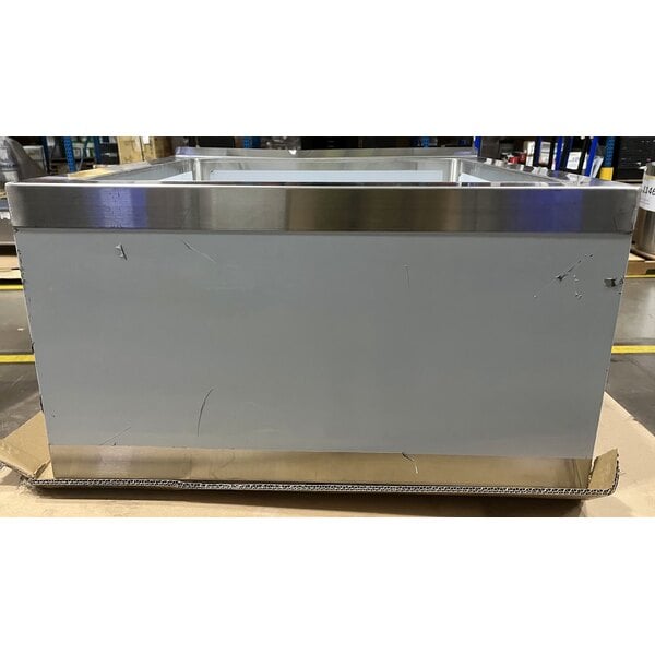 Scratch and Dent Regency 29" 16-Gauge Stainless Steel One Compartment Floor Mop Sink - 24" x 24" x 12" Bowl