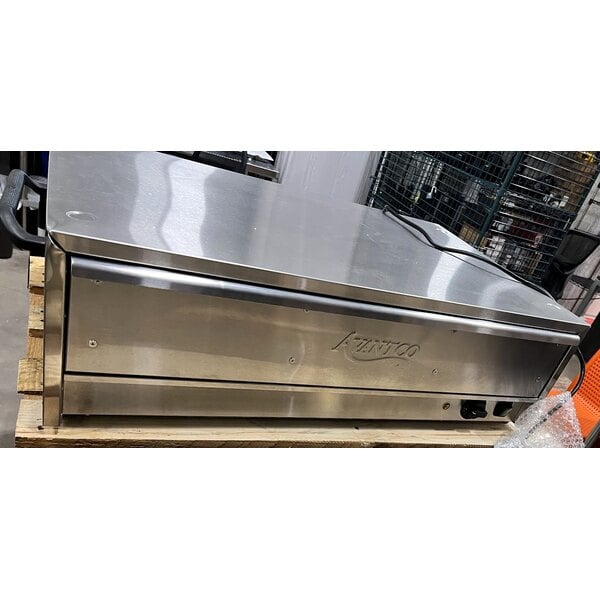 Scratch and Dent Avantco BW48 Stainless Steel 48 Hot Dog Bun Warmer - 120V, 600W