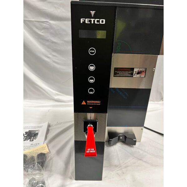 Scratch and Dent Fetco CBS-1231 Plus Series Single Automatic Digital Coffee Brewer With Plastic Brew Basket - 120V, 1500W