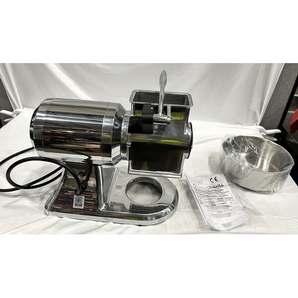 Scratch and Dent Estella CG112NB 3.3 lb. Per Minute Electric Hard Cheese Grater - 110V, 1 1/2 hp