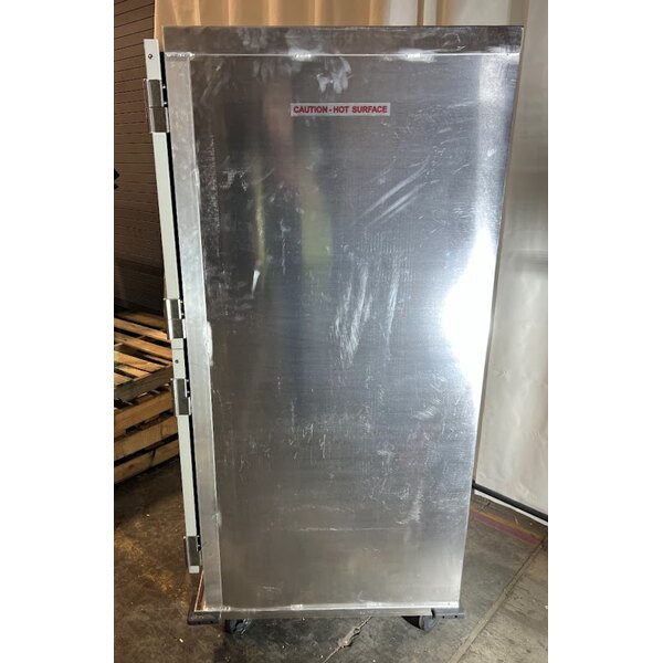 Scratch and Dent Avantco HTI-1836DC Full Size Insulated Heated Holding Cabinet with Clear Dutch Doors - 120V