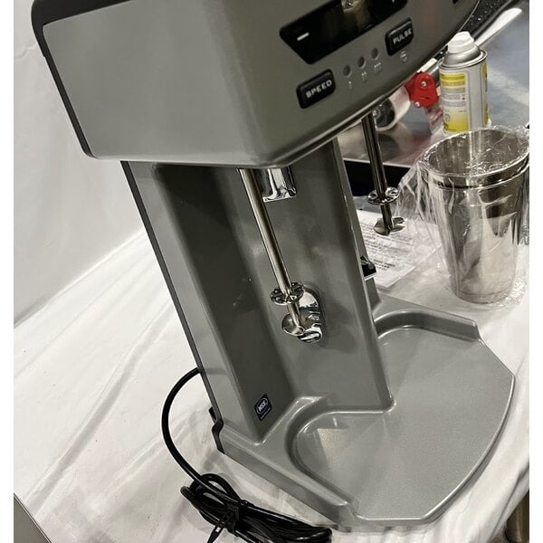 Scratch and Dent Waring WDM240TX Double Spindle Three Speed Drink Mixer with Timer - 120V, 750W