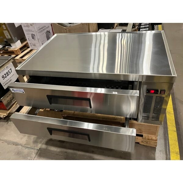 Scratch and Dent Avantco CBE-48-HC 48" 2 Drawer Refrigerated Chef Base