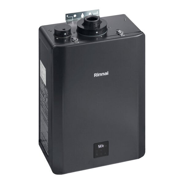 Scratch and Dent Rinnai SENSEI CX199iN Natural Gas / Liquid Propane Wall-Mounted Indoor / Outdoor Tankless Water Heater - 120V, 199,000 BTU, 11.0 GPM