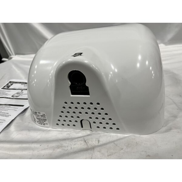 Scratch and Dent Excel XL-BW-ECO 110/120 XLERATOReco® White Thermoset Resin Cover Energy Efficient No Heat Hand Dryer - 110/120V, 500W