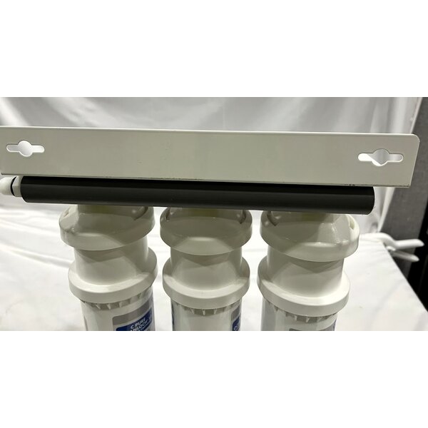 Scratch and Dent C Pure Oceanloch+ L3 Triple Water Filtration System with Oceanloch+ L3 Cartridges and Outlet Pressure Gauge 1 Micron Rating and 5 GPM