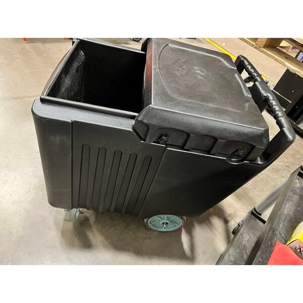 Scratch and Dent Choice 125 lb. Black Mobile Ice Bin