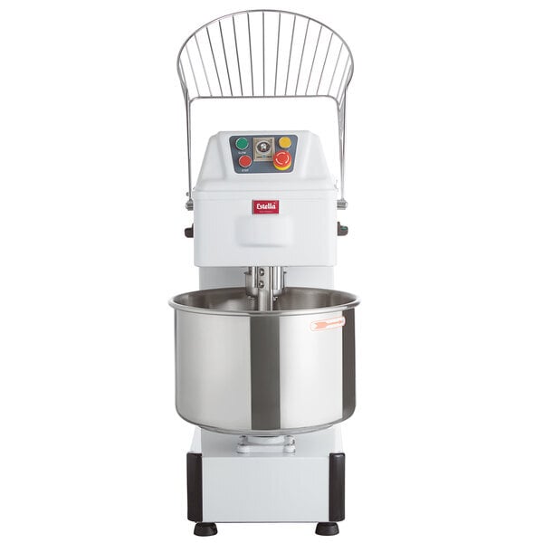 Scratch and Dent Estella SM30 30 Qt. / 42 lb. Two-Speed Spiral Dough Mixer - 120V, 2 HP