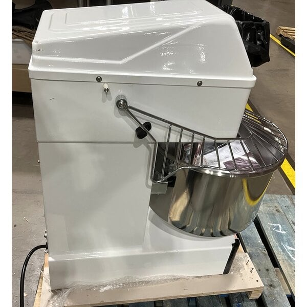 Scratch and Dent Estella SM30 30 Qt. / 42 lb. Two-Speed Spiral Dough Mixer - 120V, 2 HP