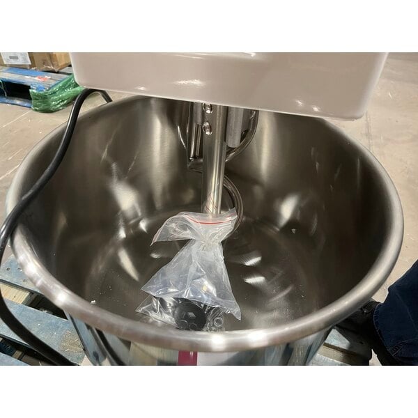 Scratch and Dent Estella SM30 30 Qt. / 42 lb. Two-Speed Spiral Dough Mixer - 120V, 2 HP