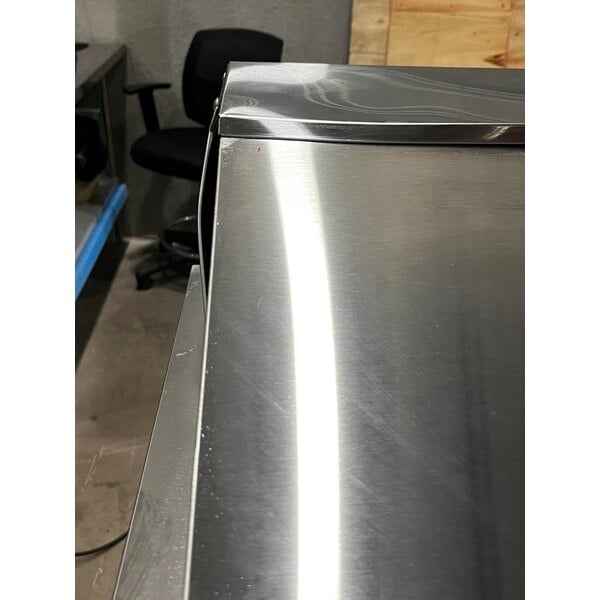 Scratch and Dent Avantco SS-PT-48-HC 46 3/4" 2 Door Stainless Steel Refrigerated Sandwich Prep Table