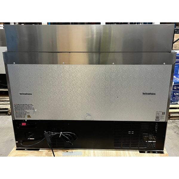 Scratch and Dent Avantco SS-PT-48-HC 46 3/4" 2 Door Stainless Steel Refrigerated Sandwich Prep Table