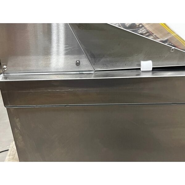 Scratch and Dent Avantco SS-PT-48-HC 46 3/4" 2 Door Stainless Steel Refrigerated Sandwich Prep Table