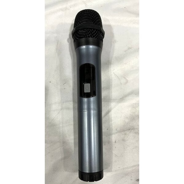 Scratch and Dent Oklahoma Sound M950/901-MY/WT/LWM-5 Mahogany on Walnut Finish Veneer Combination Floor Lectern with Sound, Wireless Handheld Microphone, and Rechargeable Battery