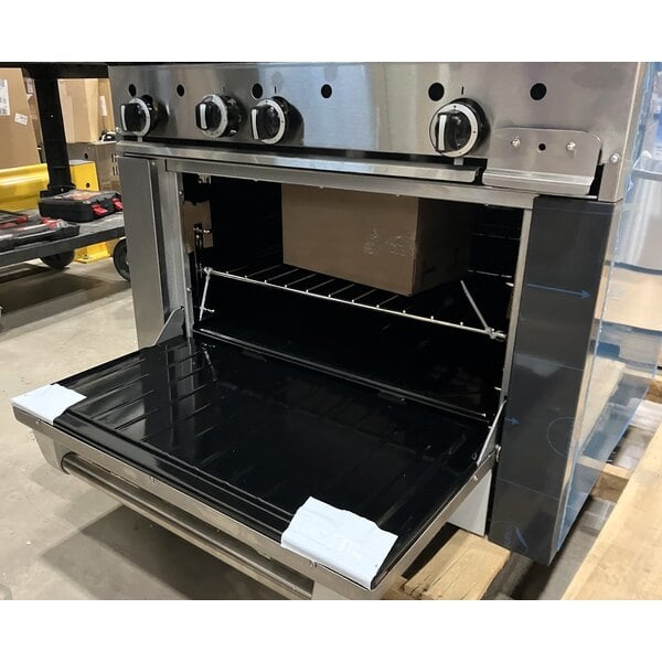 Scratch and Dent Garland G36-G36R Natural Gas 36" Range with 36" Griddle and Standard Oven - 92,000 BTU