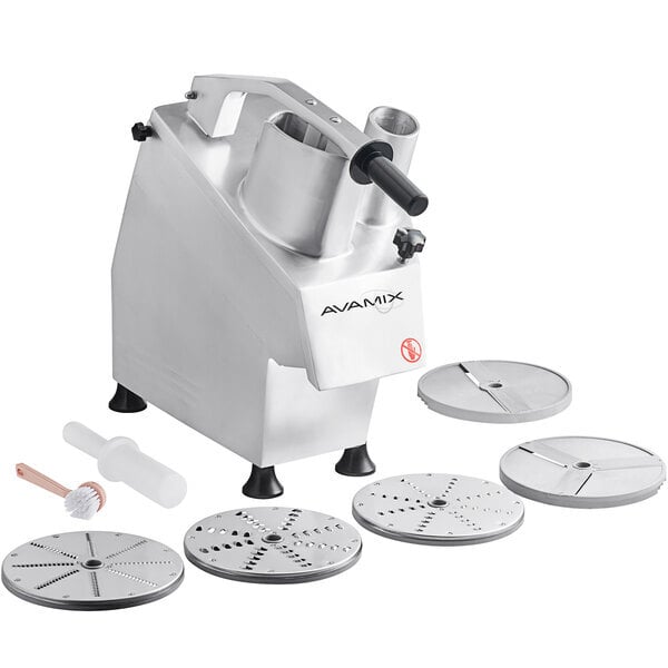 Scratch and Dent AvaMix CFP5D Continuous Feed Food Processor with 5 Discs - 3/4 hp