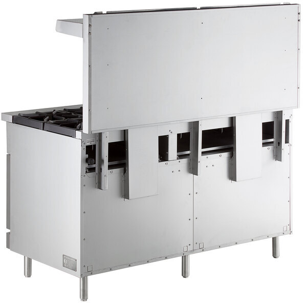 Scratch and Dent Cooking Performance Group S60-N Natural Gas 10 Burner 60" Range with 2 Standard Ovens - 360,000 BTU