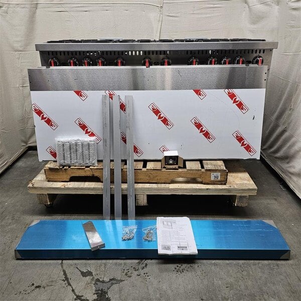 Scratch and Dent Cooking Performance Group S60-N Natural Gas 10 Burner 60" Range with 2 Standard Ovens - 360,000 BTU