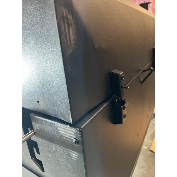 Scratch and Dent Backyard Pro 554SMOKR60KD 60" Charcoal / Wood Smoker Grill with Adjustable Grates and Dome