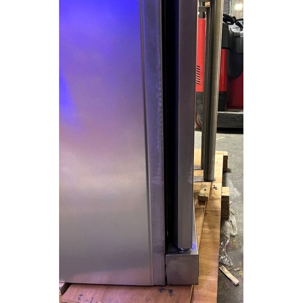 Scratch and Dent MainStreet Equipment EC1-C Single Deck Electric Full Size Convection Oven with Legs - 208V, 3 / 1 Phase, 11 kW