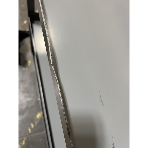 Scratch and Dent Lavex 36" x 24" x 35" Three Tray Shelf Steel Utility Cart - Fully Welded