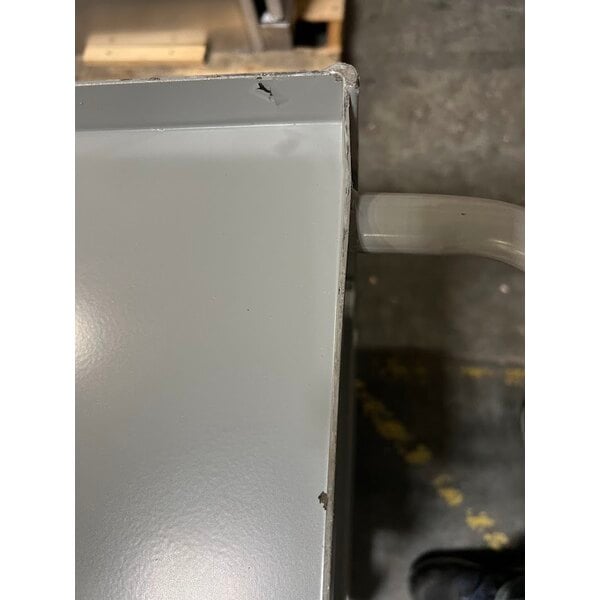 Scratch and Dent Lavex 36" x 24" x 35" Three Tray Shelf Steel Utility Cart - Fully Welded