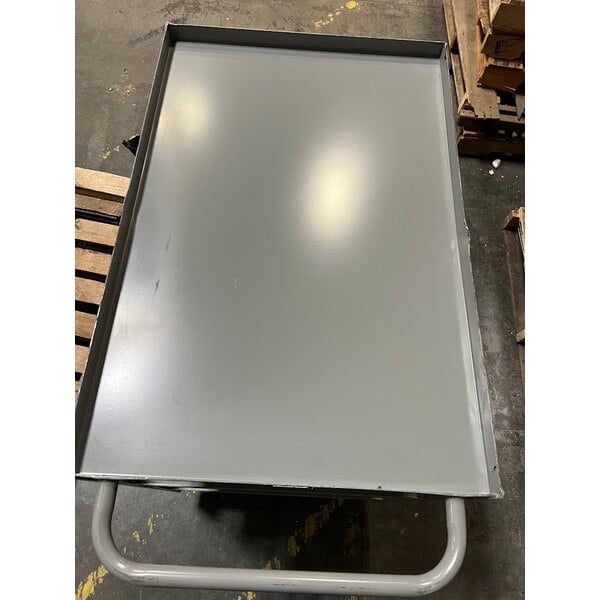 Scratch and Dent Lavex 36" x 24" x 35" Three Tray Shelf Steel Utility Cart - Fully Welded