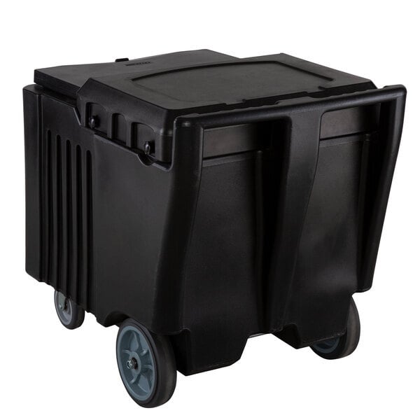 Scratch and Dent Choice 125 lb. Black Mobile Ice Bin