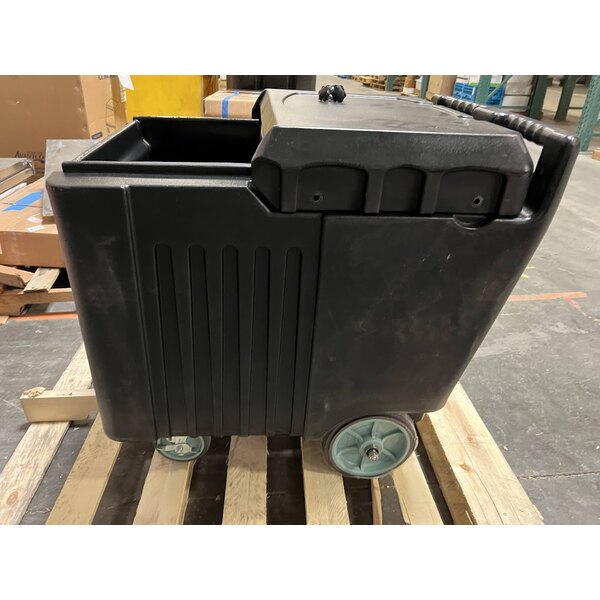 Scratch and Dent Choice 125 lb. Black Mobile Ice Bin