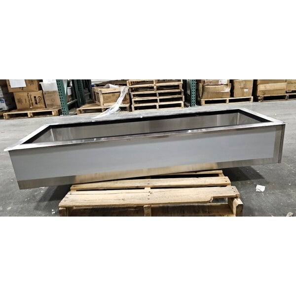 Scratch and Dent ServIt Five Pan Ice-Cooled Drop-In Food Well