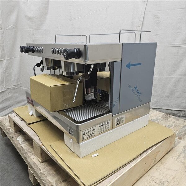 Scratch and Dent Estella Caffe ECEM2 Two Group Automatic Espresso Machine - 220-240V