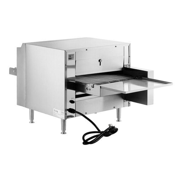 Scratch and Dent Avantco Equipment 177CNVROV14D Countertop Ventless Radiant Electric Conveyor Oven with 14" Wide Belt - 240V, 3,600W