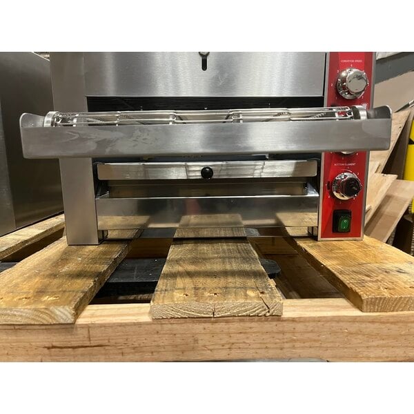 Scratch and Dent Avantco Equipment 177CNVROV14D Countertop Ventless Radiant Electric Conveyor Oven with 14" Wide Belt - 240V, 3,600W