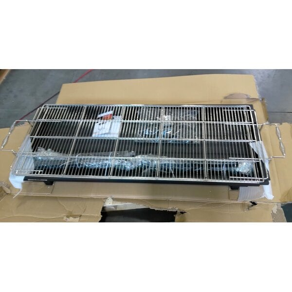 Scratch and Dent Backyard Pro CHAR-60 60" Heavy-Duty Steel Charcoal Grill with Adjustable Grates, Removable Legs, and Cover
