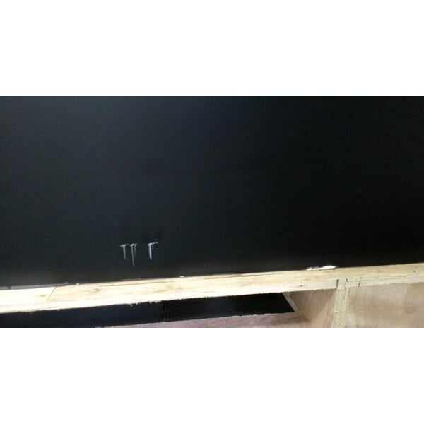 Scratch and Dent Avantco UBB-4G-HC 90" Black Counter Height Glass Door Back Bar Refrigerator with LED Lighting